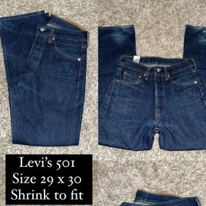 Levi’s Strauss Men’s Jeans  501 GUC